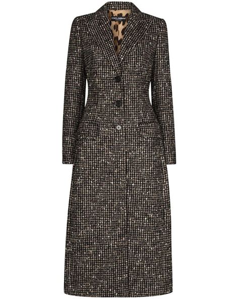 dolce gabbana houndstooth coat|Dolce & Gabbana Houndstooth wool.